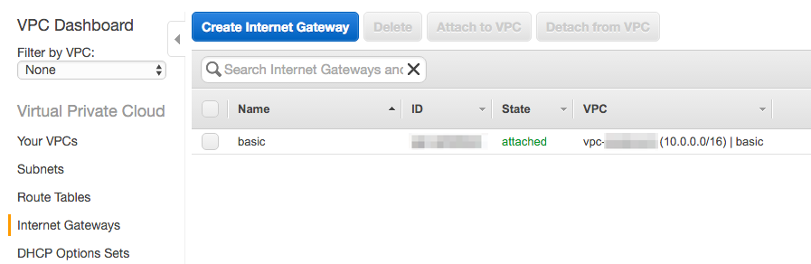 INTERNET GATEWAY THE BASIC