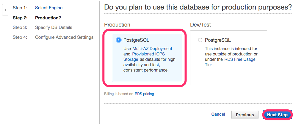 CREATE RDS 04