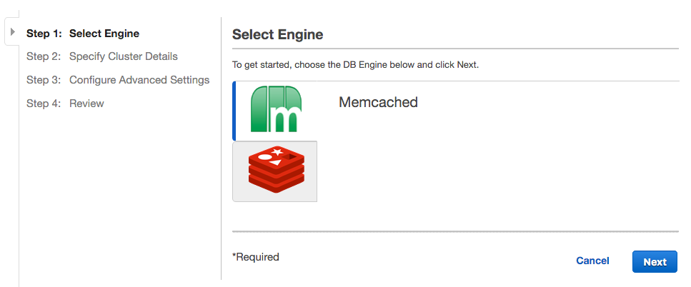 CREATE ELASTI CACHE 02