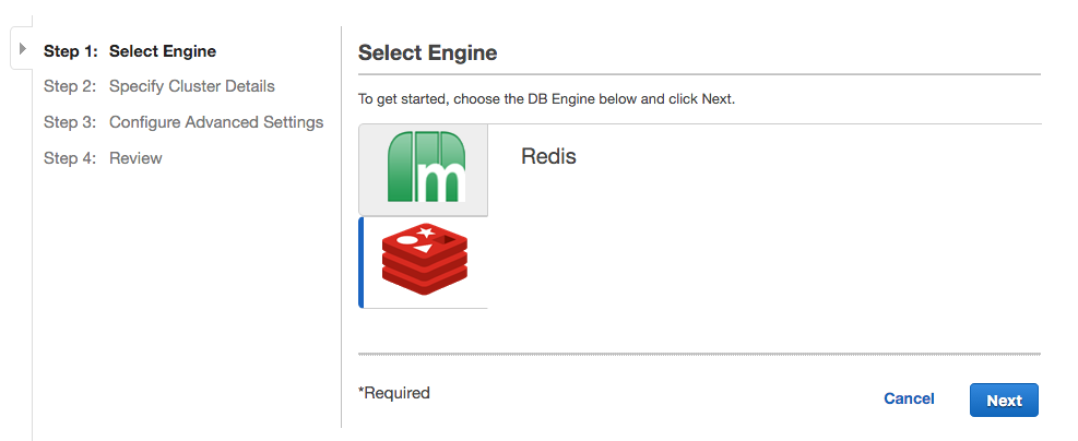 CREATE ELASTI CACHE 03