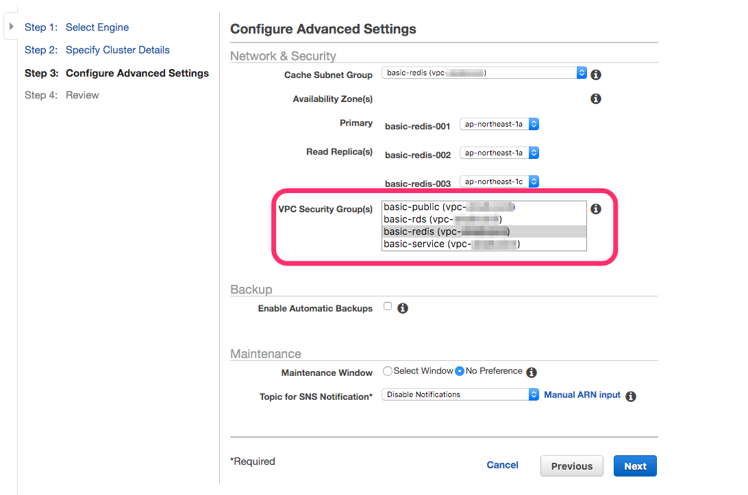 CREATE ELASTI CACHE 04