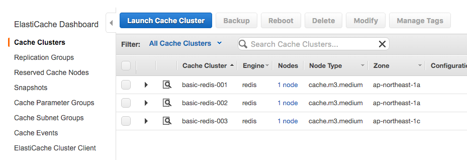 CREATE ELASTI CACHE 06